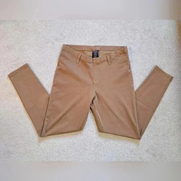 Faded Glory Jeggings Medium (8/10) Stretch Denim Camel  Tan - Picture 10 of 10